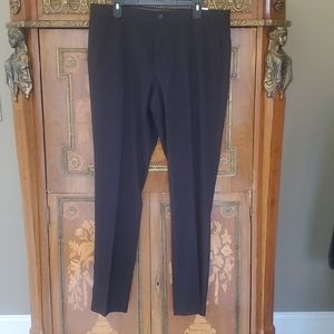 0215 Mens Lightweight Black Dress Pants